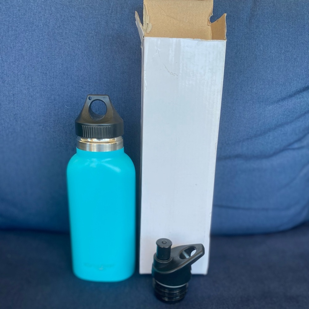 NIB KANGATEEN JOEY 16.9oz Stainless Steel Water Bottle In Sea foam w/ex… - Picture 6 of 8